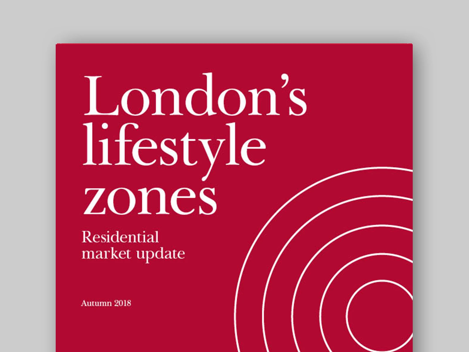 London's lifestyle zones: Autumn 2018 - Kinleigh Folkard & Hayward