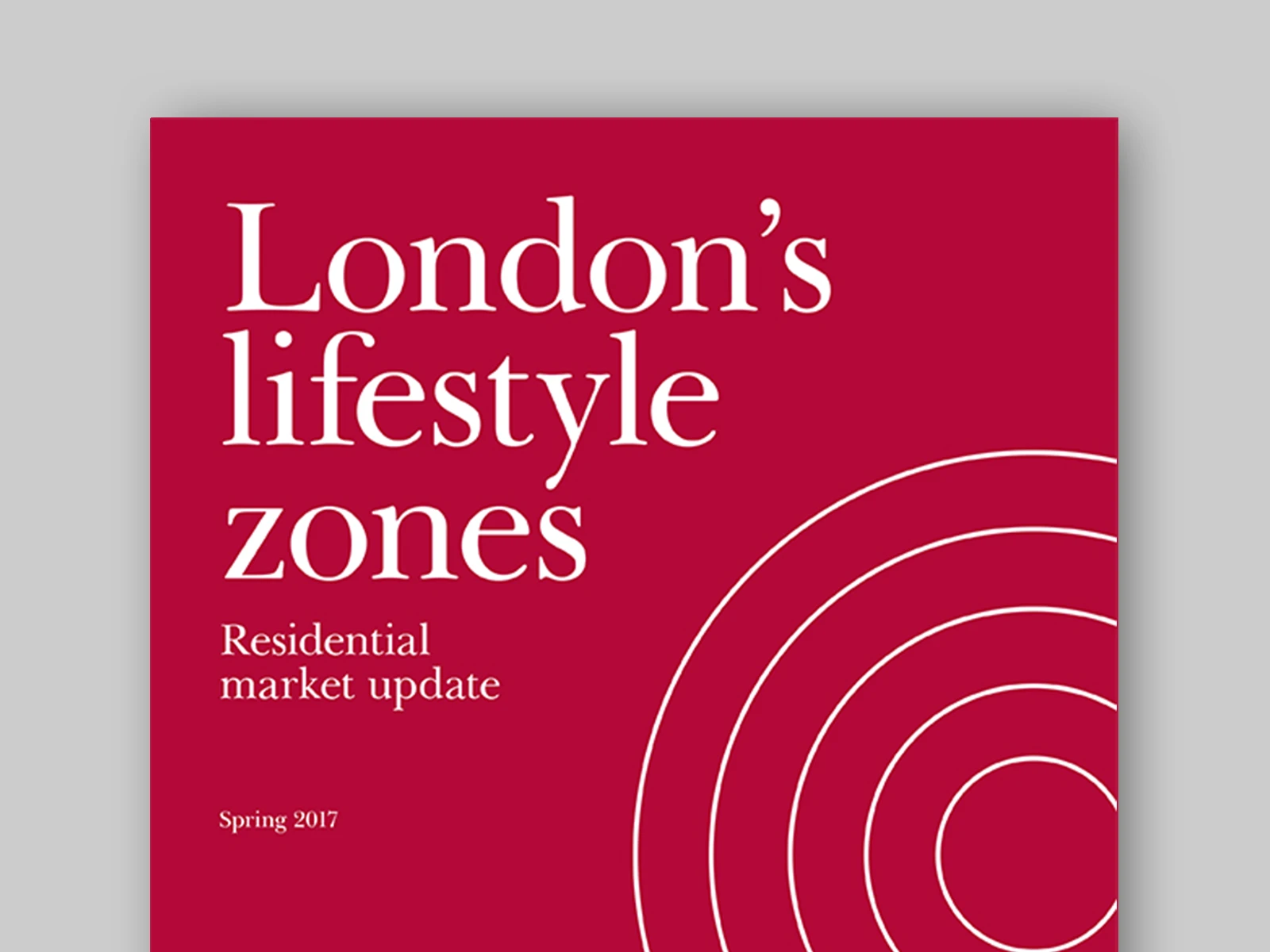 London's lifestyle zones: Spring 2017 - Kinleigh Folkard & Hayward