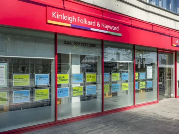 KFH supports London Youth with window display take over - Kinleigh Folkard & Hayward